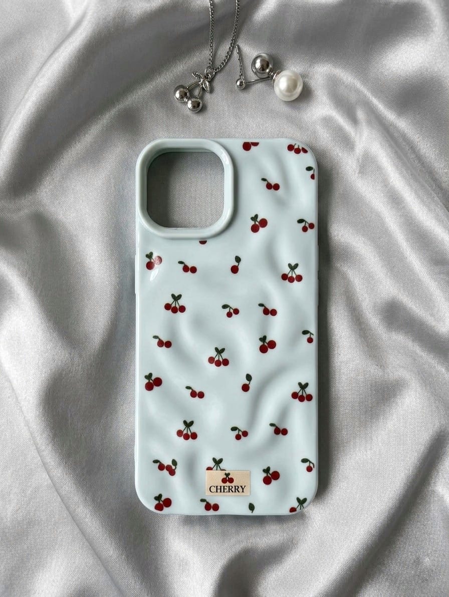 SYNC™ Cherry Wave Textured Case — iPhone 15
